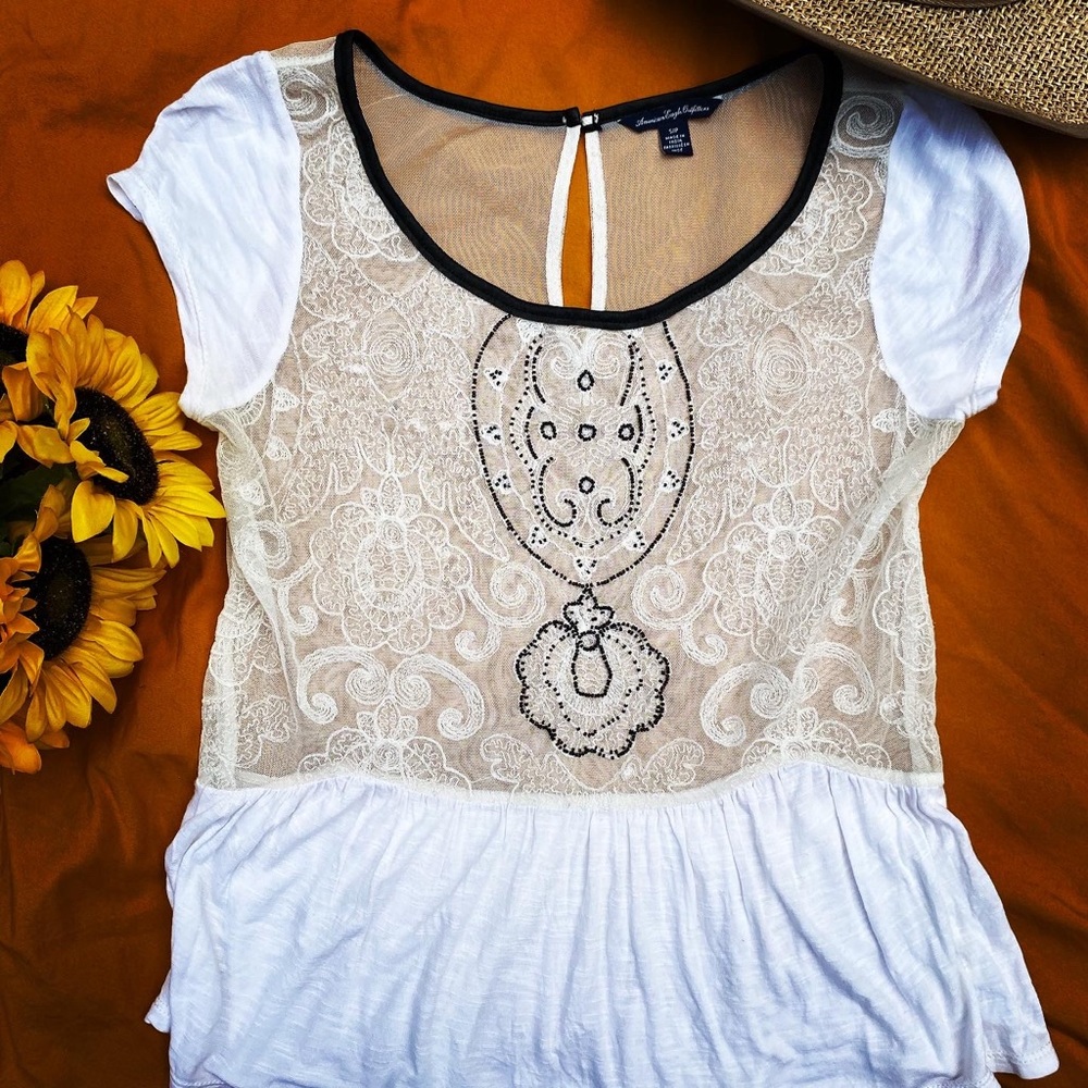 Dainty boho Top